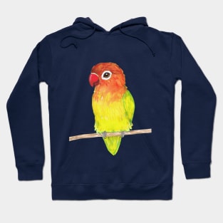 Cute yellow Fischer's lovebird Hoodie